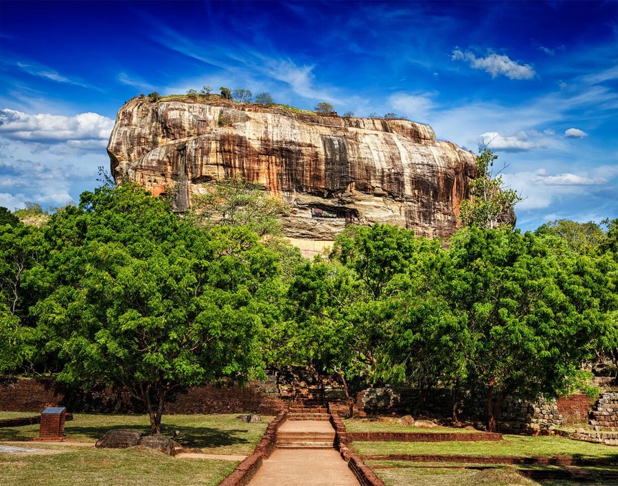 Sigiriya Rock in Sri Lanka