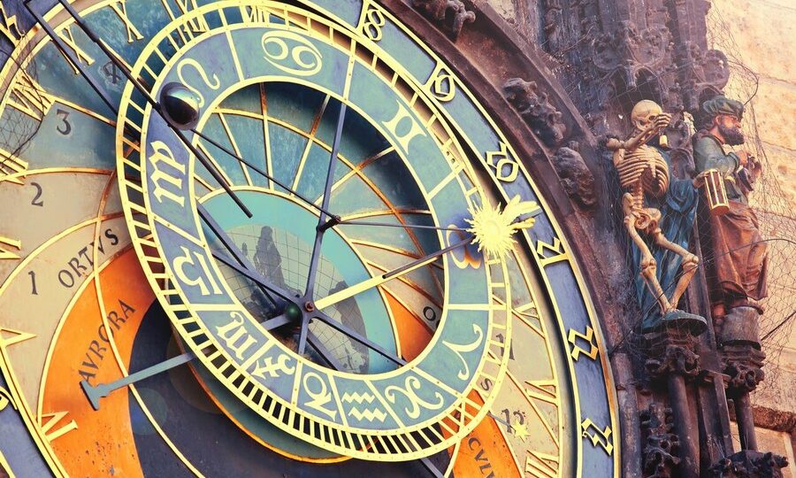 Dettaglio dell'Orologio Astronomico a Praga
