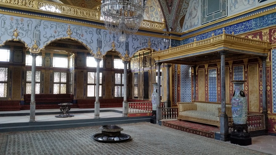 Una sala del Palazzo Topkapi