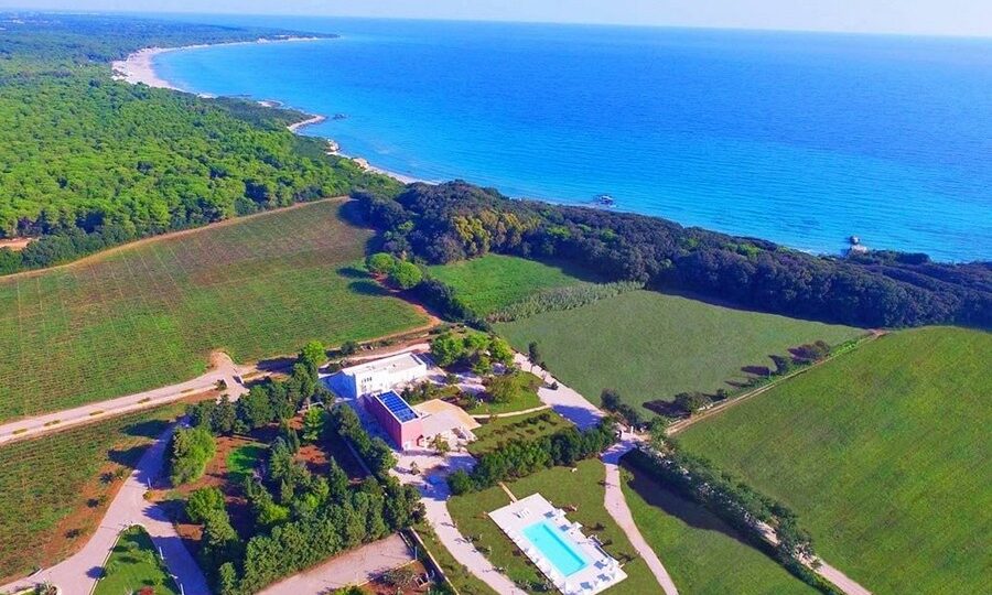 Ampi spazi, natura e distanziamento in masseria