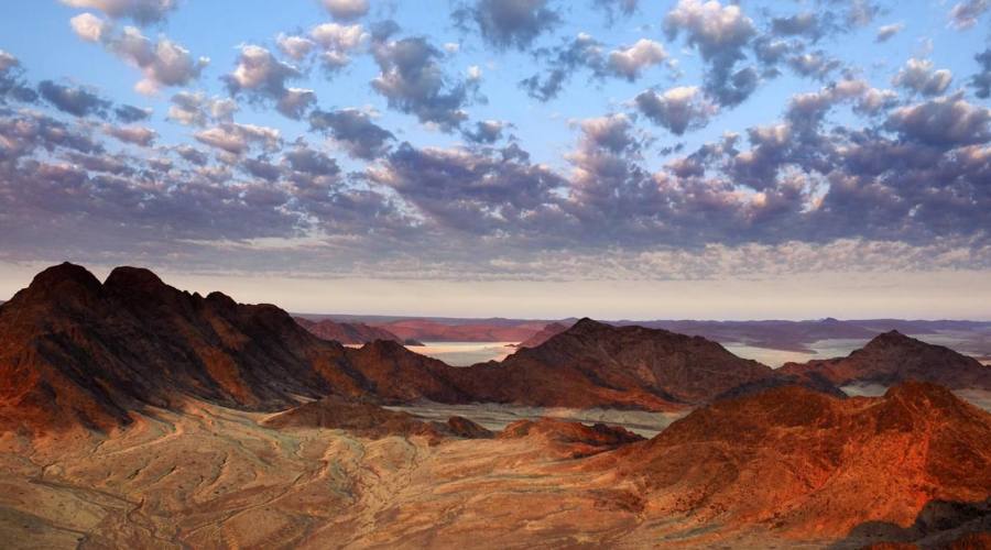 Kaokoland, panorama della zona montuosa